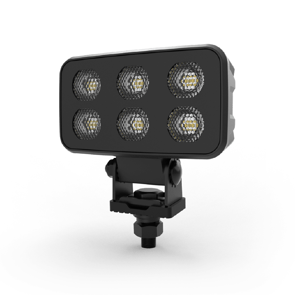 [EW2730] Luz de Trabajo Ultra brillante Cuadrada, 6 LED, 4630 Lúmenes, 12-24 Vcd - ECCO EW2730