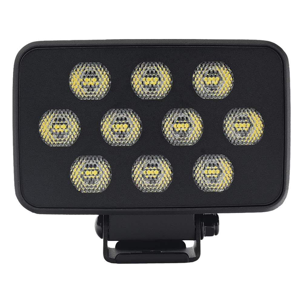 Luz de Trabajo Ultra brillante Cuadrada, 10 LED, 8937 Lúmenes, 12-24 Vcd - ECCO EW2731