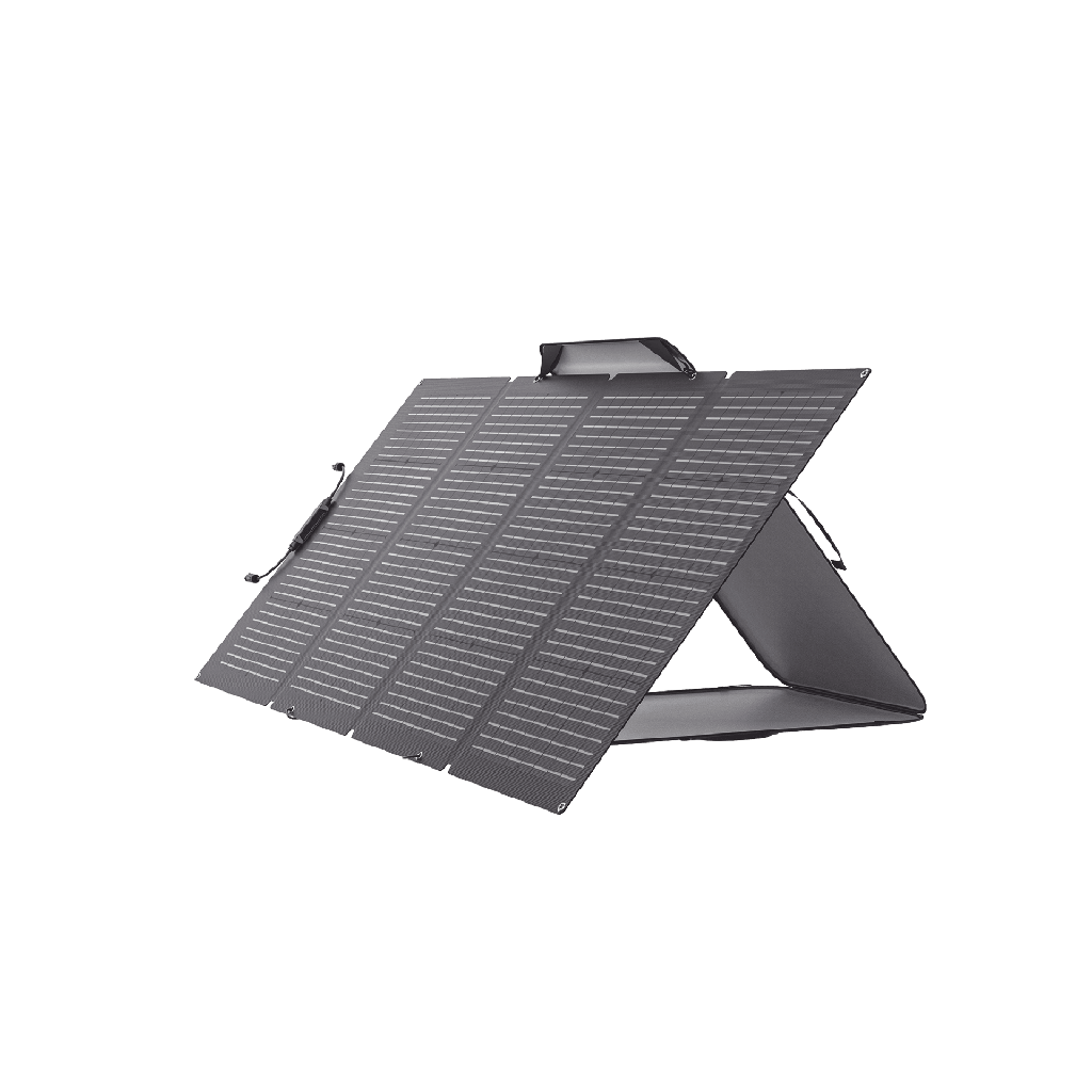 [EFFOLD220LW] Módulo Solar Bifacial, Portátil y Flexible de 220W Recomendado para Estaciones Portátiles EFD330, EFD350 ó EFD500 / Ajuste de Íngulo / Carga Eficiente / Incluye Cable XT60 a MC4 - ECOFLOW EFFOLD220LW