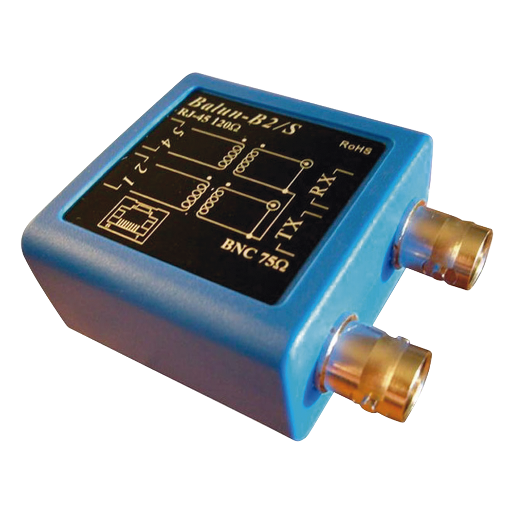 Balun E1 -Adaptador BNC hembra 75 ohms a jack RJ45 120 ohms - EPCOM BALUN-E1