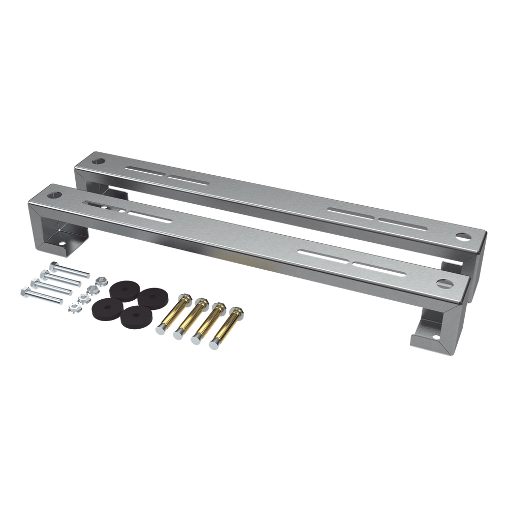 [ZT-MPF-180] ZT-MPF-180 Base para piso universal ajustable para capacidades de 1 a 3 toneladas con pernos deslizables y amortiguación - EPCOM INDUSTRIAL ZT-MPF-180