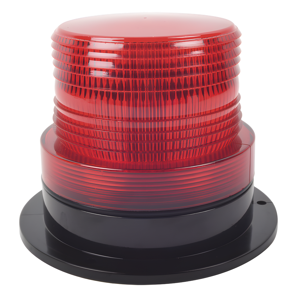 [X126-R] Burbuja Brillante de Larga Vida Íštil, con 8 LEDs Color Rojo, Domo Rojo, 12Vcd - EPCOM INDUSTRIAL SIGNALING X126-R