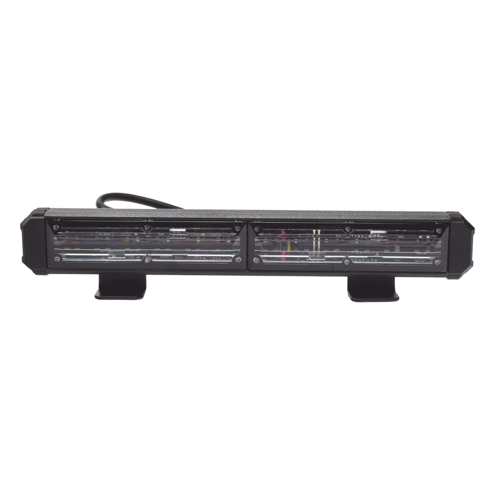 Barra de Luz de Advertencia, 2 Módulos de 6 LED, 11 Pulgadas Clara - EPCOM INDUSTRIAL SIGNALING XLT2132W