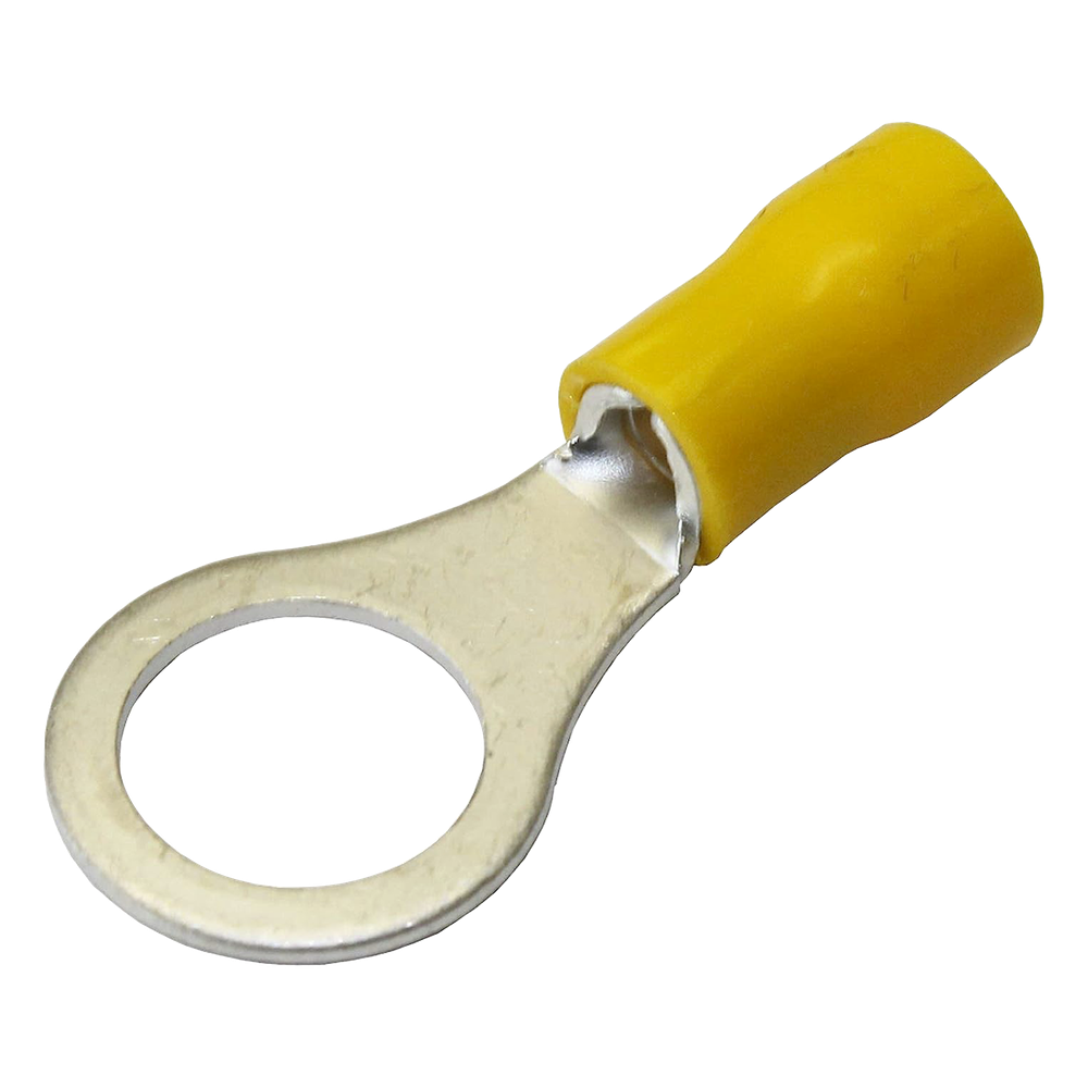 Terminal tipo ojo / 3 / 16" / 10 - 10 AWG / Amarillo / Paquete de 25 piezas. - EPCOM POWERLINE AE34854