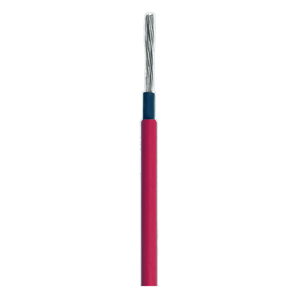 Cable Fotovoltaico Rojo/ Cobre Estañado / 4 mmÂ² (12 AWG) / 2000V / Rollo de 25 m / / UL 4703 y TUV - EPCOM POWERLINE CBLUT12R-25