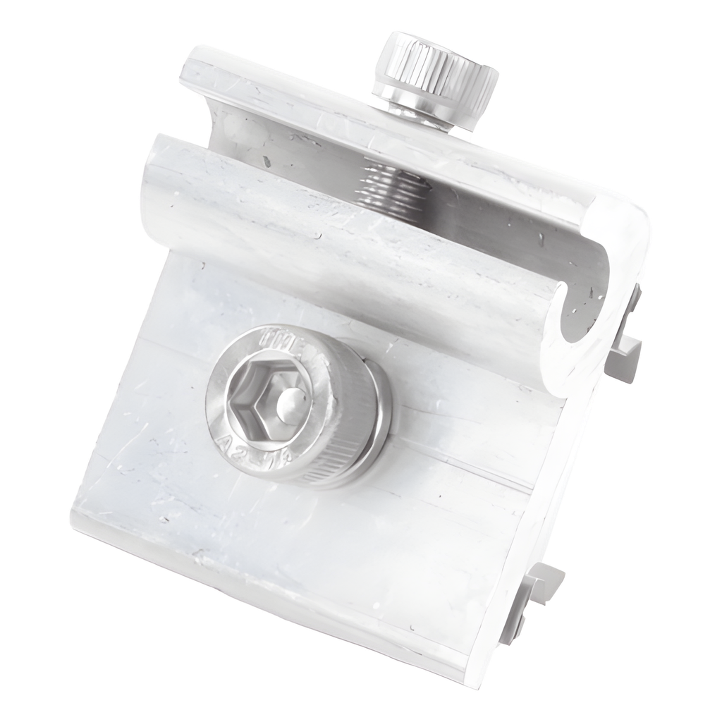 Conector para Conexión a Tierra Física de Montajes de Paneles Solares con Riel 5 y 8 - EPCOM POWERLINE EPLELN220