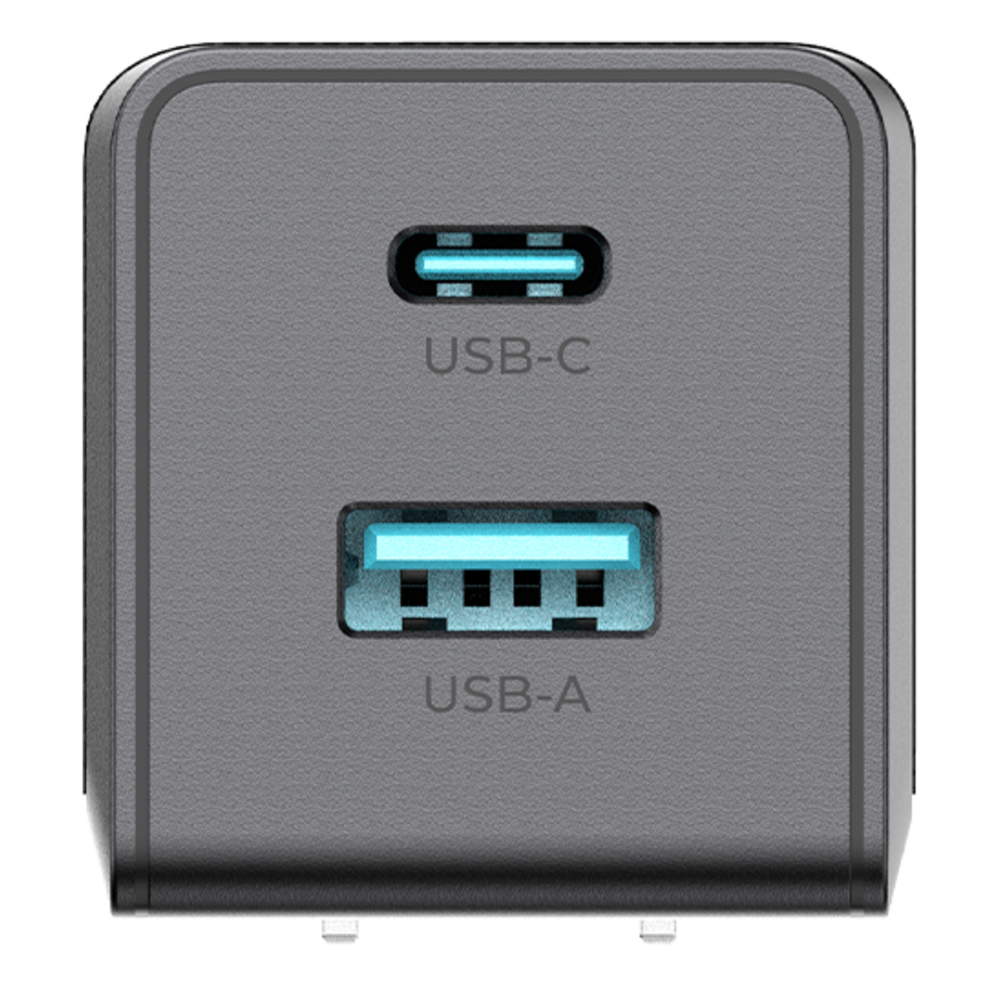 [AKPAG35PN35W] Cargador PRO USB-A / USB-C a C / Tecnología GaN (Nitruro de Galio / Fast-Charging / Potencia 60W / Velocidad Transferencia 480 Mbps / Material Silicona No Tóxica / Conector Aluminio Anodizado - EZVIZ AKPAG35PN35W