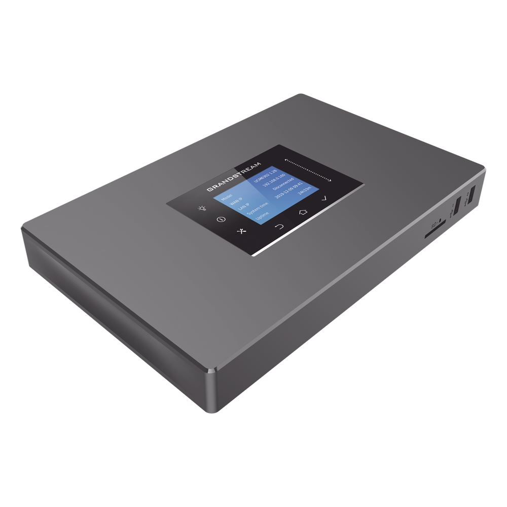 [UCM6302] Conmutador IP-PBX para hasta 1000 usuarios y 150 llamadas simultaneas, 2FXO, 2FXS, para solución de comunicaciones unificadas y colaboración - GRANDSTREAM UCM6302