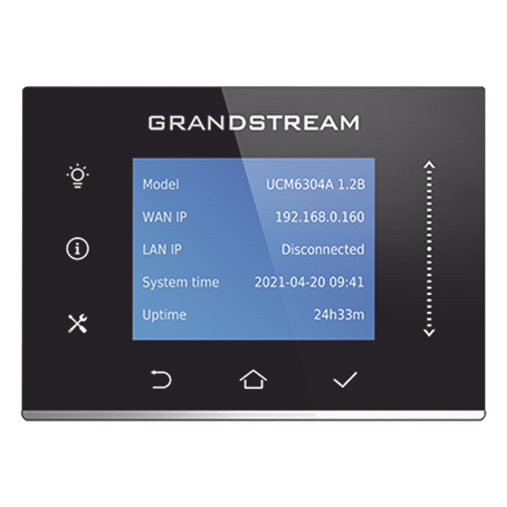 [UCM6304A] Conmutador IP-PBX para hasta 1000 usuarios y 150 llamadas simultaneas, 4FXO, 4FXS, solución para PyMEs - GRANDSTREAM UCM6304A