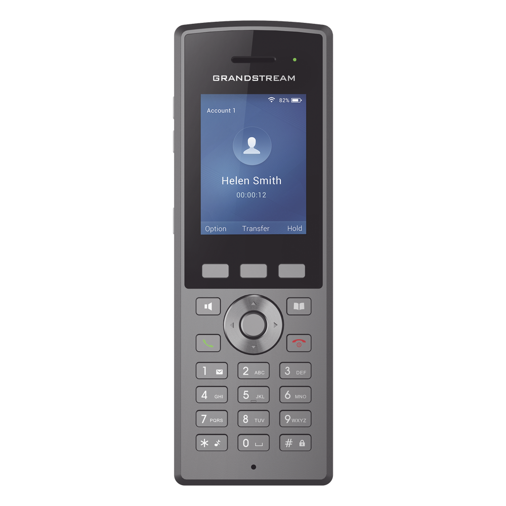 Teléfono WiFi portátil empresarial con diseño resistente IP67, conectividad a la red VoIP vía WiFi - GRANDSTREAM WP825