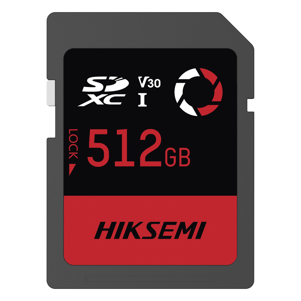 [HS-SD-E30/512G] Memoria SD / Clase 10 de 512 GB / Especializada Para Drones Comerciales, Cámaras de Fotografía y Video / 180 MB/s Lectura / 150 MB/s Escritura - HIKSEMI by HIKVISION HS-SD-E30-512G