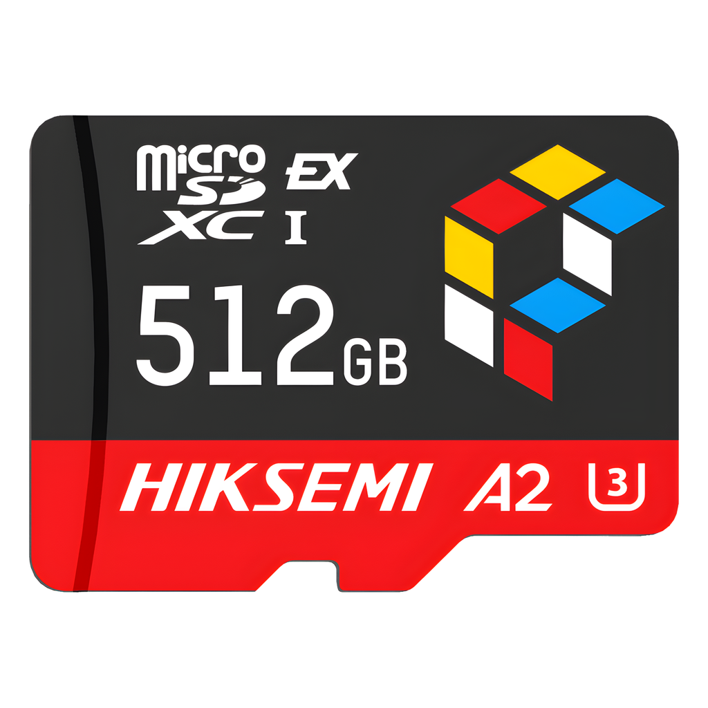 [HS-TF-G3-PRO/512G] Tarjeta microSD Express 512G / 900 MB/s Lectura / 620 MB/s Escritura / PCIe Gen 3x1 + NVMe / U3 A2 EX / Compatibilidad UHS-I UHS-II - HIKSEMI by HIKVISION HS-TF-G3-PRO-512G