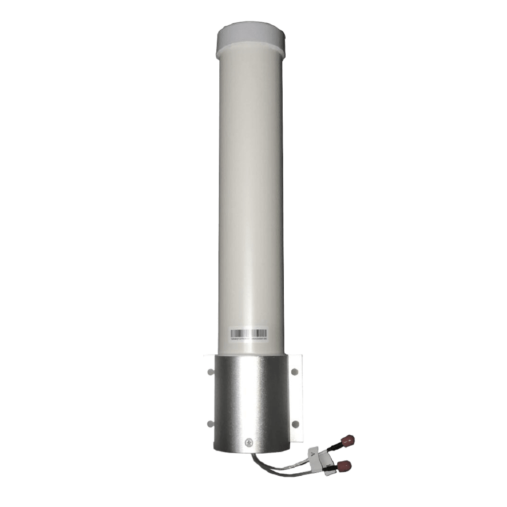 [DS-3WF2000A-360] Antena Omnidireccional 360° / 5 GHz / 11 dBi Ganancia / Polarización Dual / IP65 / Montaje en Poste / Conectores SMA Macho - HIKVISION DS-3WF2000A-360