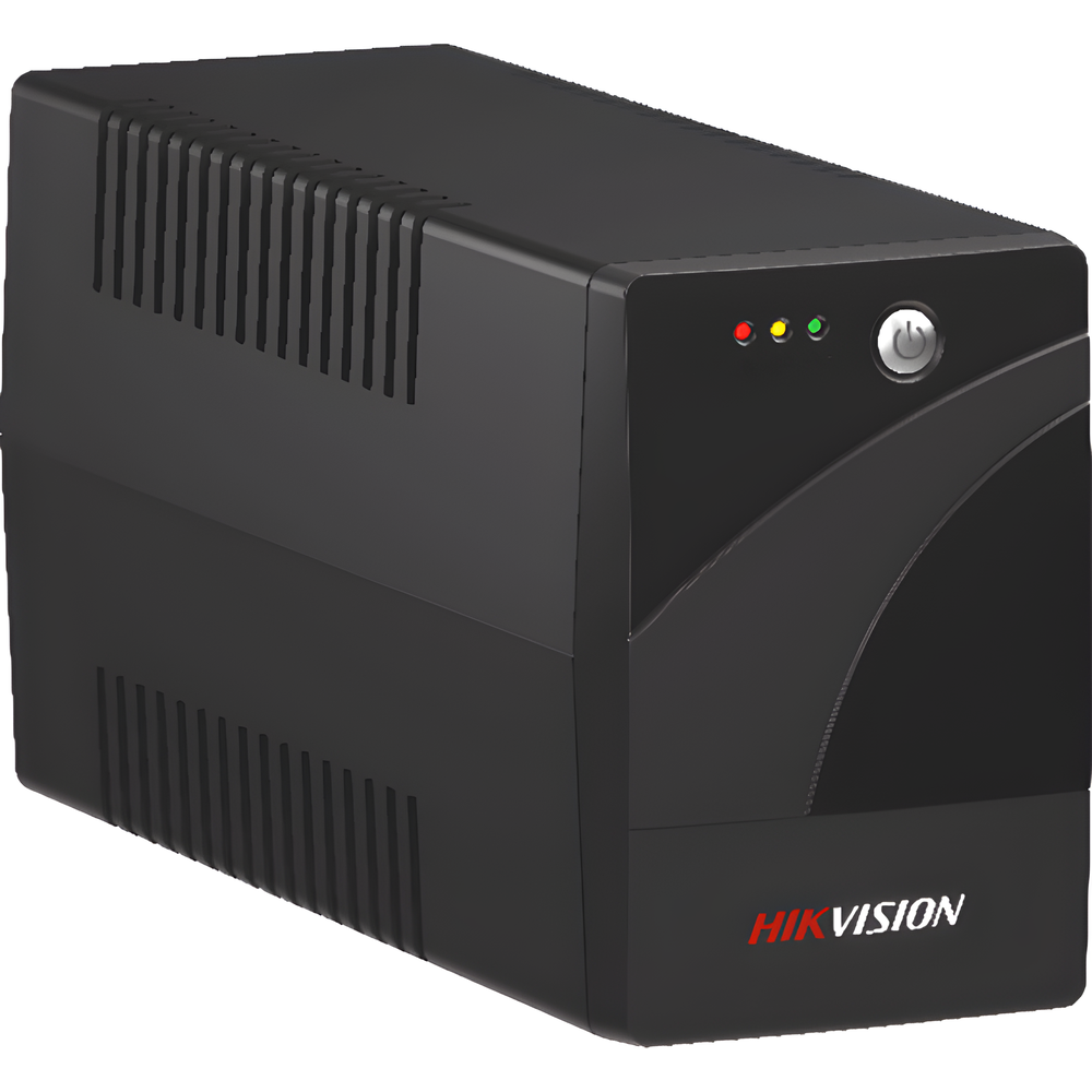 UPS de 1000 VA / 600 W / Protección Contra Sobrecarga y Descarga / Entrada y Salida 120 VCA / 6 Tomas NEMA 5-15R (4 con Respaldo y 2 sin Respaldo) - HIKVISION DS-UPS1000-R-X