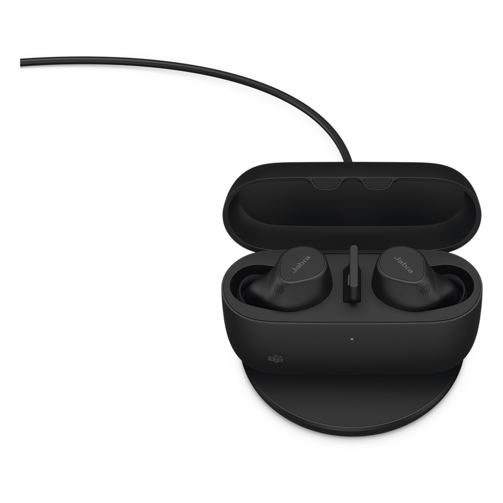Jabra Evolve2 Buds, Auriculares versión MS con cancelación de ruido activa, Bluetooth conexion hasta 2 dispositivos (20797-999-999) - JABRA EVOLVE2BUDS-A-MS