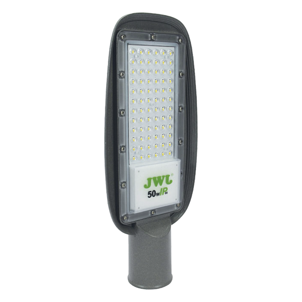 [JALP02-50X] Luminaria LED de 50 W/ 100 - 265 V CA ~50/60 Hz / Fotocelda / Color Blanco/ Dimensiones 160 x 390 x 78 mm / Íngulo de Luz 135°. - JWJ JALP02-50X