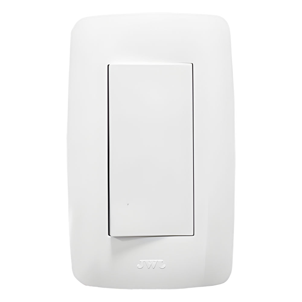 [JTL-B72-01] Apagador Sencillo de 127 V 10 A /Color Blanco. - JWJ JTL-B72-01