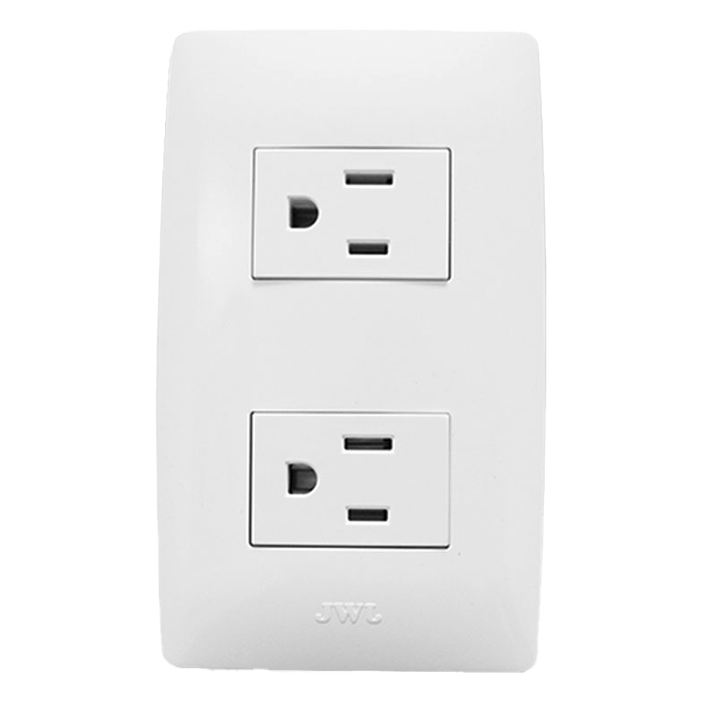 [JTL-B72-23] Contacto Dúplex de 127 V~60 HZ 15 A / Color Blanco. - JWJ JTL-B72-23