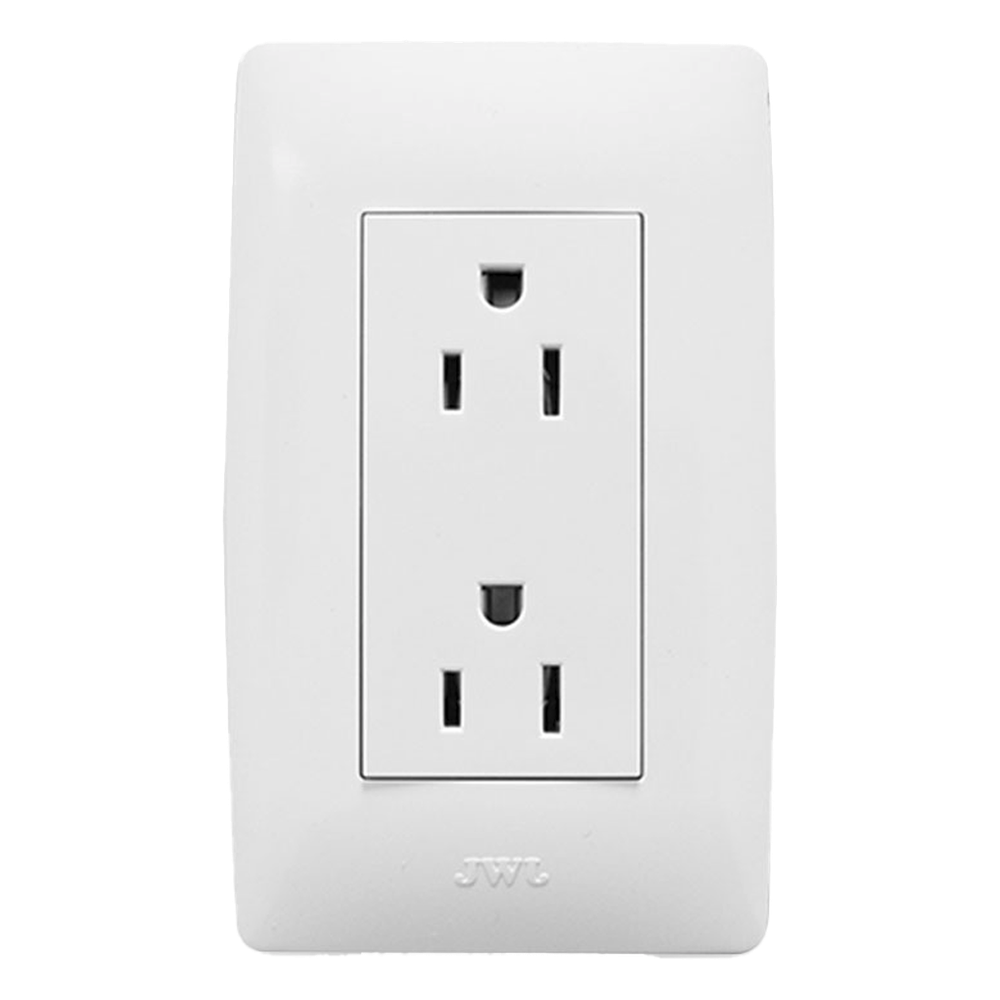 [JTL-B72-24] Contacto Dúplex de 127 V~60 Hz 15 A / Color Blanco. - JWJ JTL-B72-24
