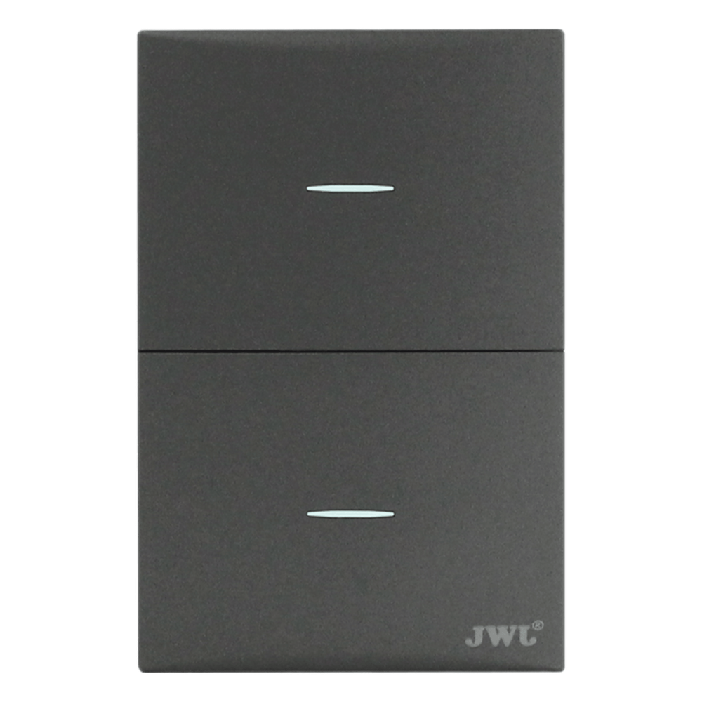 [JTL-G7706] Placa con2 Interruptores Escalera 10 A 127 V 60 Hz. - JWJ JTL-G7706