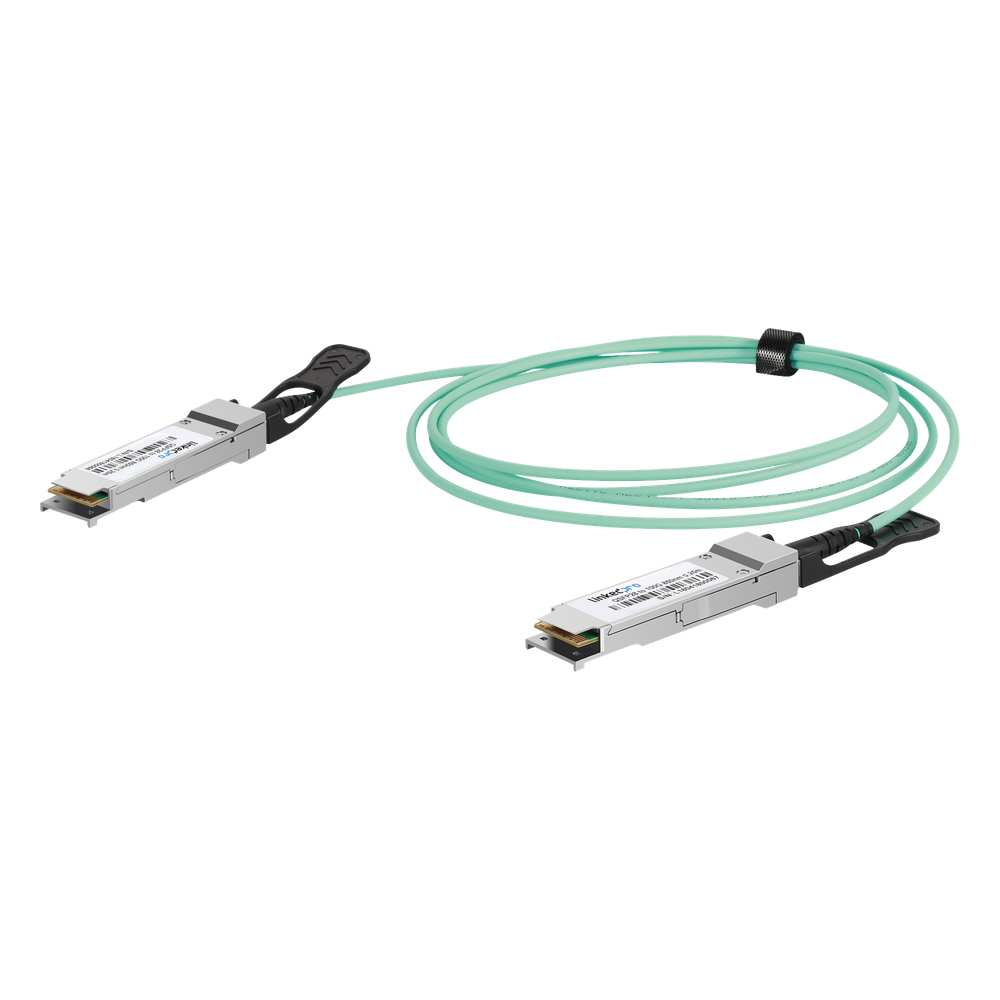 [LP-AOC-100G-2M] Cable AOC QSFP28 de 100 Gbps a 100 Gbps LINKEDPRO LP-AOC-100G-2M