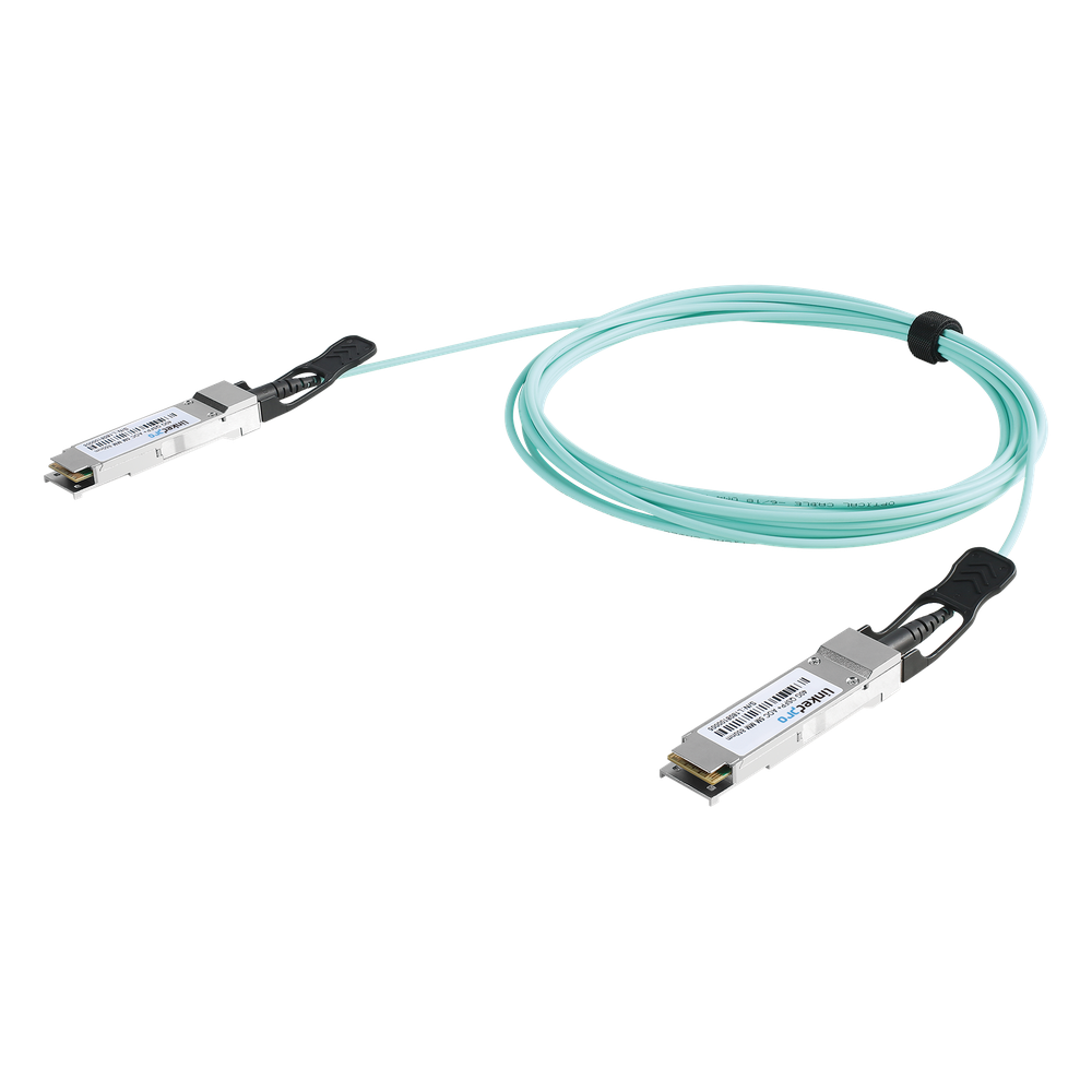 [LP-AOC-40G-2M] Cable AOC QSFP+ de 40 Gbps a 40 Gbps / Cable de fibra óptica Activo / Longitud: 2 metros - LINKEDPRO LP-AOC-40G-2M