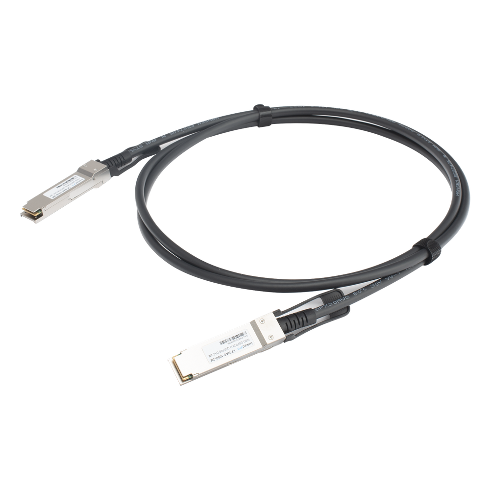 Cable DAC QSFP28 de 100 Gbps a 100 Gbps / Passive Direct Attach Copper Twinax Cable / Longitud: 2 metros - LINKEDPRO BY EPCOM LP-DAC-100G-2M