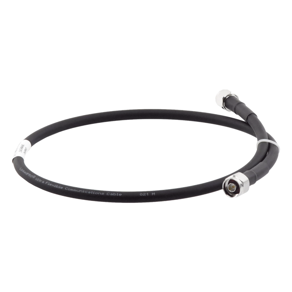 [LP-NM-NM-1M-V2] Jumper Ultra Flexible de baja pérdida para equipos inalámbricos hasta 7 GHz N-Macho a N-Macho 1 m - LINKEDPRO BY EPCOM LP-NM-NM-1M-V2