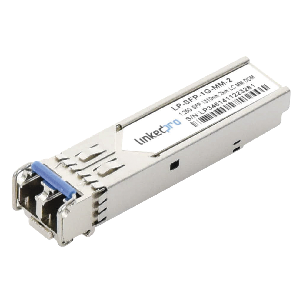 Transceptor Í“ptico SFP (Mini-Gbic) / Multimodo 1310 nm / 1.25 Gbps / 1000BASE-SX / Conectores LC/UPC Dúplex / DDM / Hasta 2 km - LINKEDPRO BY EPCOM LP-SFP-1G-MM-2