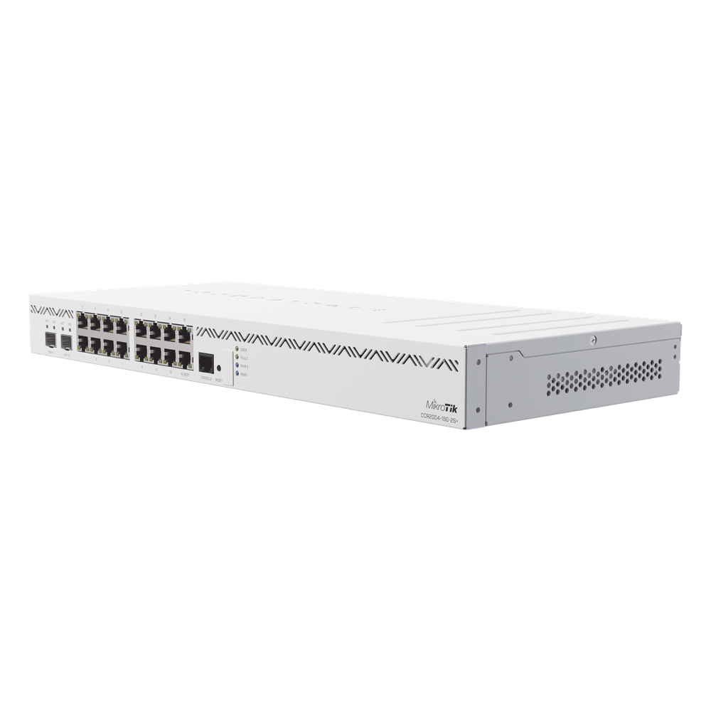 [CCR2004-16G-2S+] (CCR2004-16G-2S+) Cloud Core Router 16 puertos Gigabit - MIKROTIK CCR2004-16G-2S+