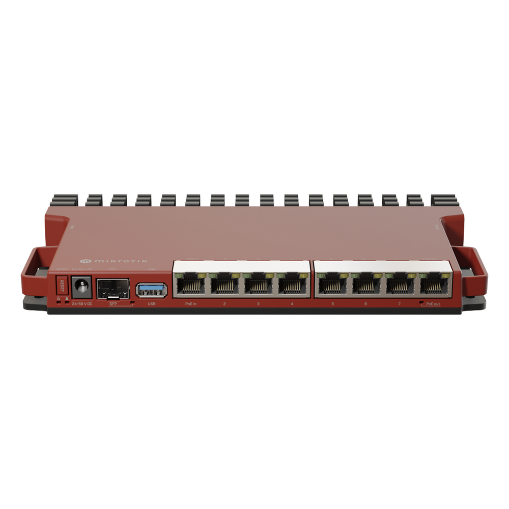 Router con CPU ARM / 8 Puertos GE / SFP 2.5G / montaje 1U - MIKROTIK L009UIGS-RM