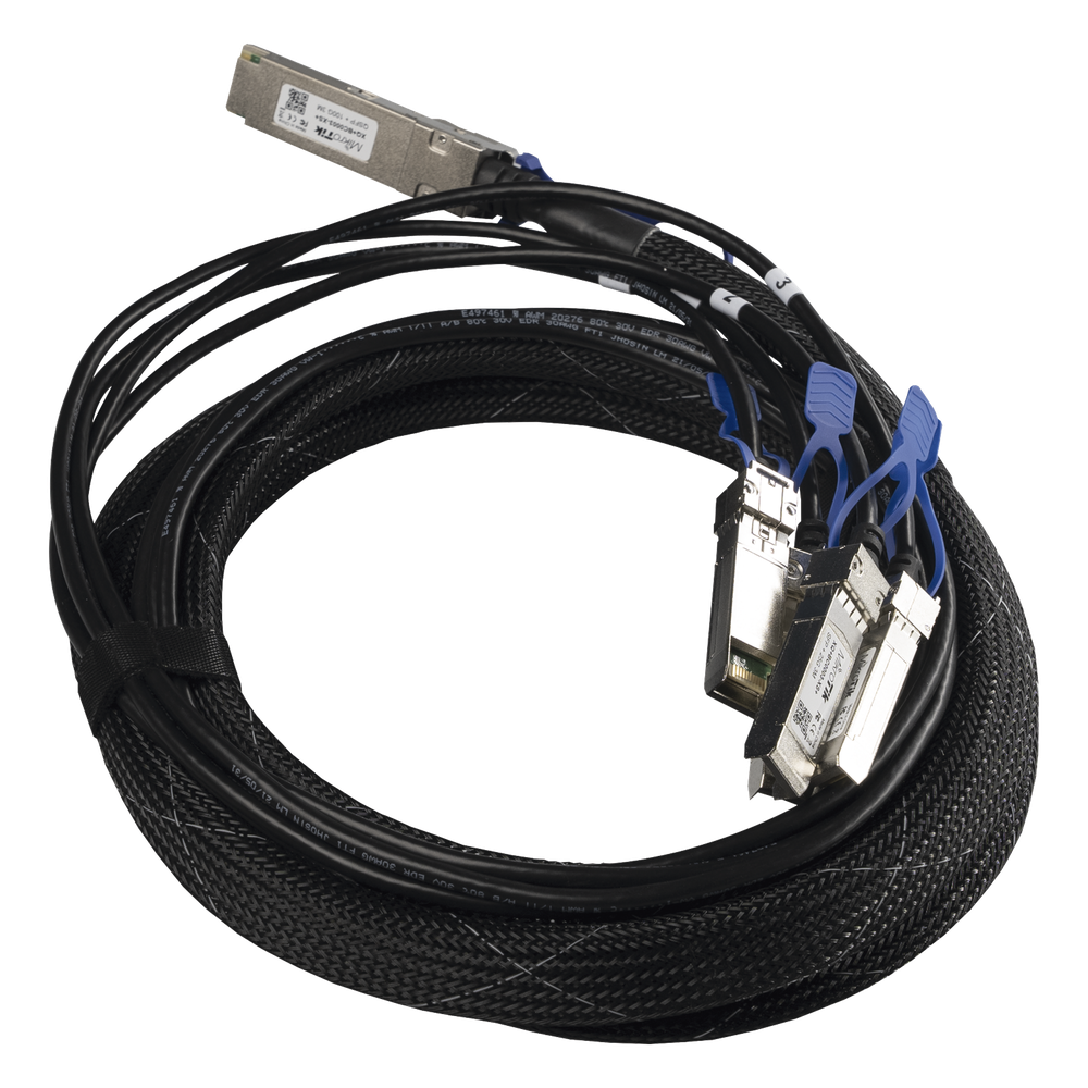 Cable de conexión 100G QSFP28 a 4 x 25G SFP28 MIKROTIK XQ+BC0003-XS+