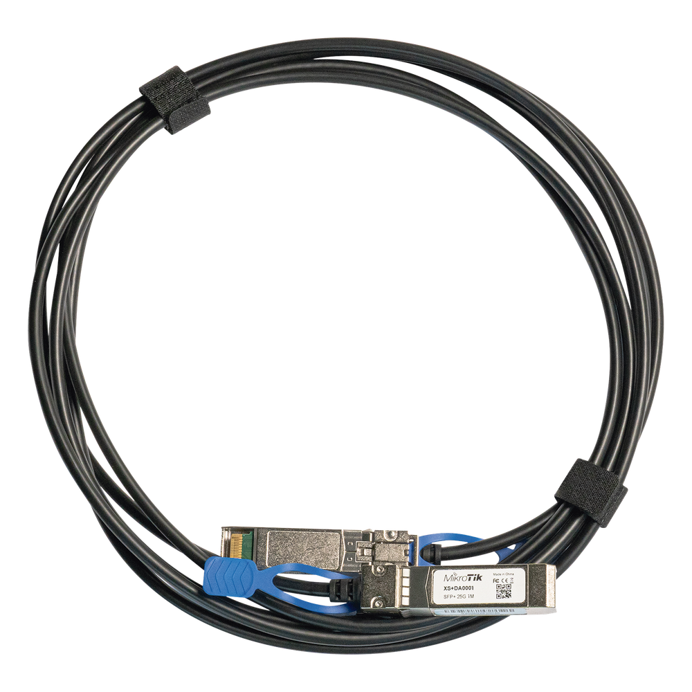 [XS+DA0001] (XS+DA0001) Cable de conexión directa 1 Metro SFP/SFP+/SFP28 1G/10G/25G - MIKROTIK XS+DA0001