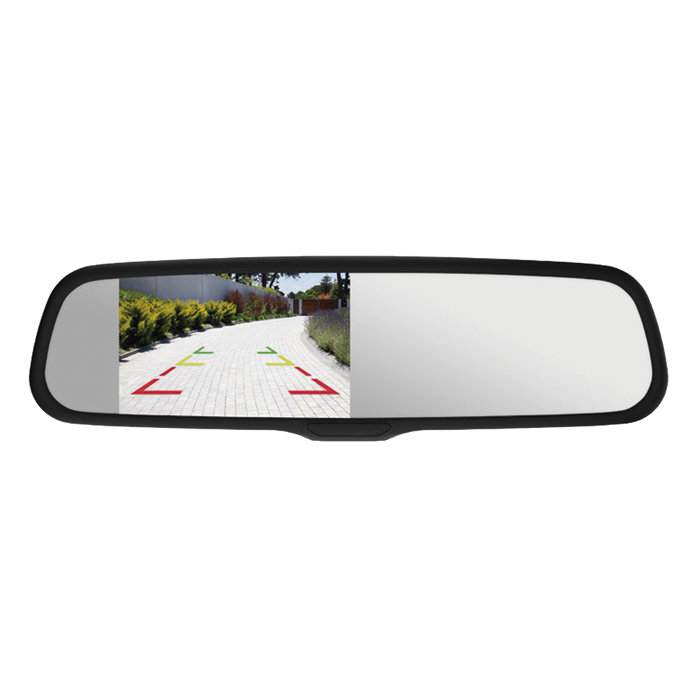 Espejo retrovisor con Pantalla LCD con atenuación automática cuenta con entradas de video duales - MOMENTO MR-1000