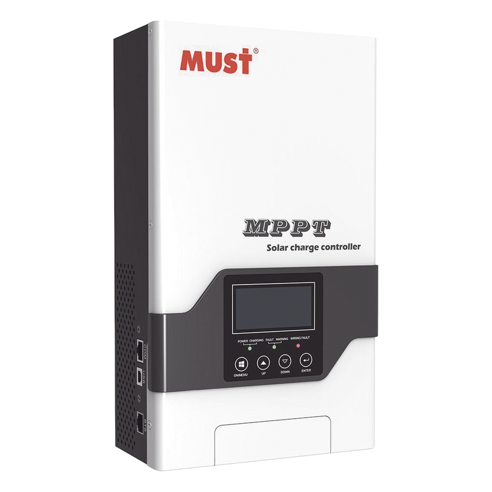 [PC188025F] Controlador Solar MPPT 80A 12/24/36/48V, Máximo Voltaje de Circuito Abierto Voc 245Vcc, Configurable para Baterías de Litio - MUST PC188025F