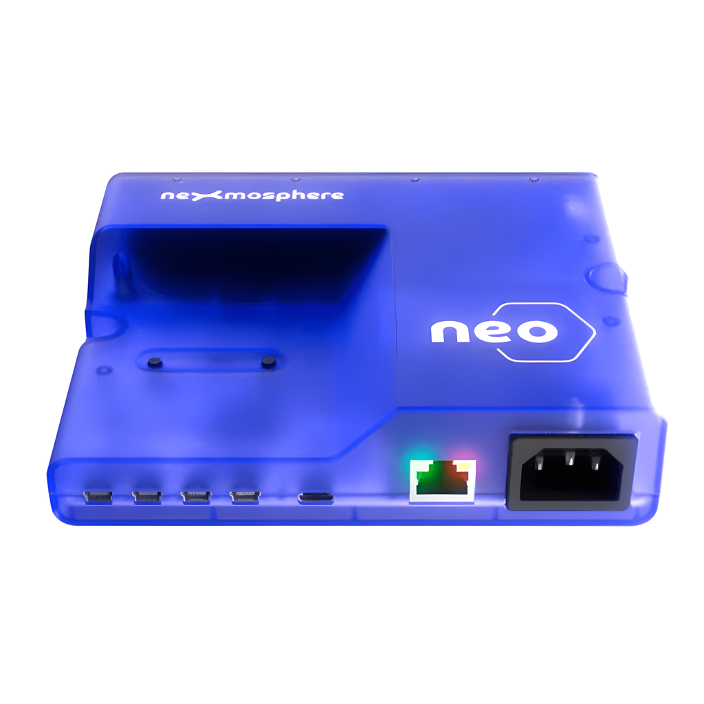 Controlador de Potencia NEO 600 Series / 4 Salidas 10A / Medición Individual / Control por API / Programación 16 Horarios / X-talk Interface / Red Ethernet / USB-C - NEXMOSPHERE NEO-640