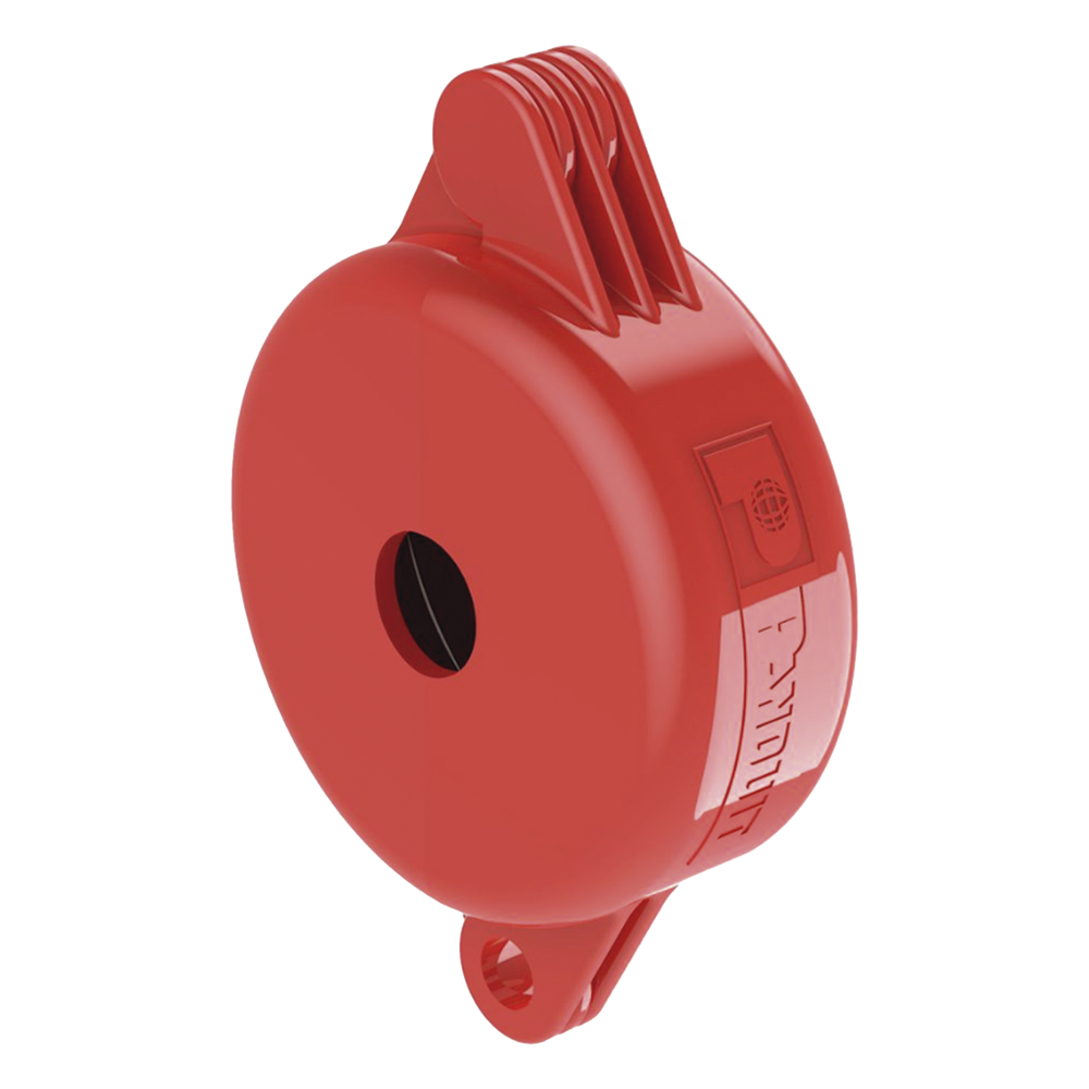[PSL-V2A] Dispositivo de Bloqueo LOTO para Válvulas de Compuerta, para Diámetros de 1" a 3", Color Rojo - PANDUIT PSL-V2A