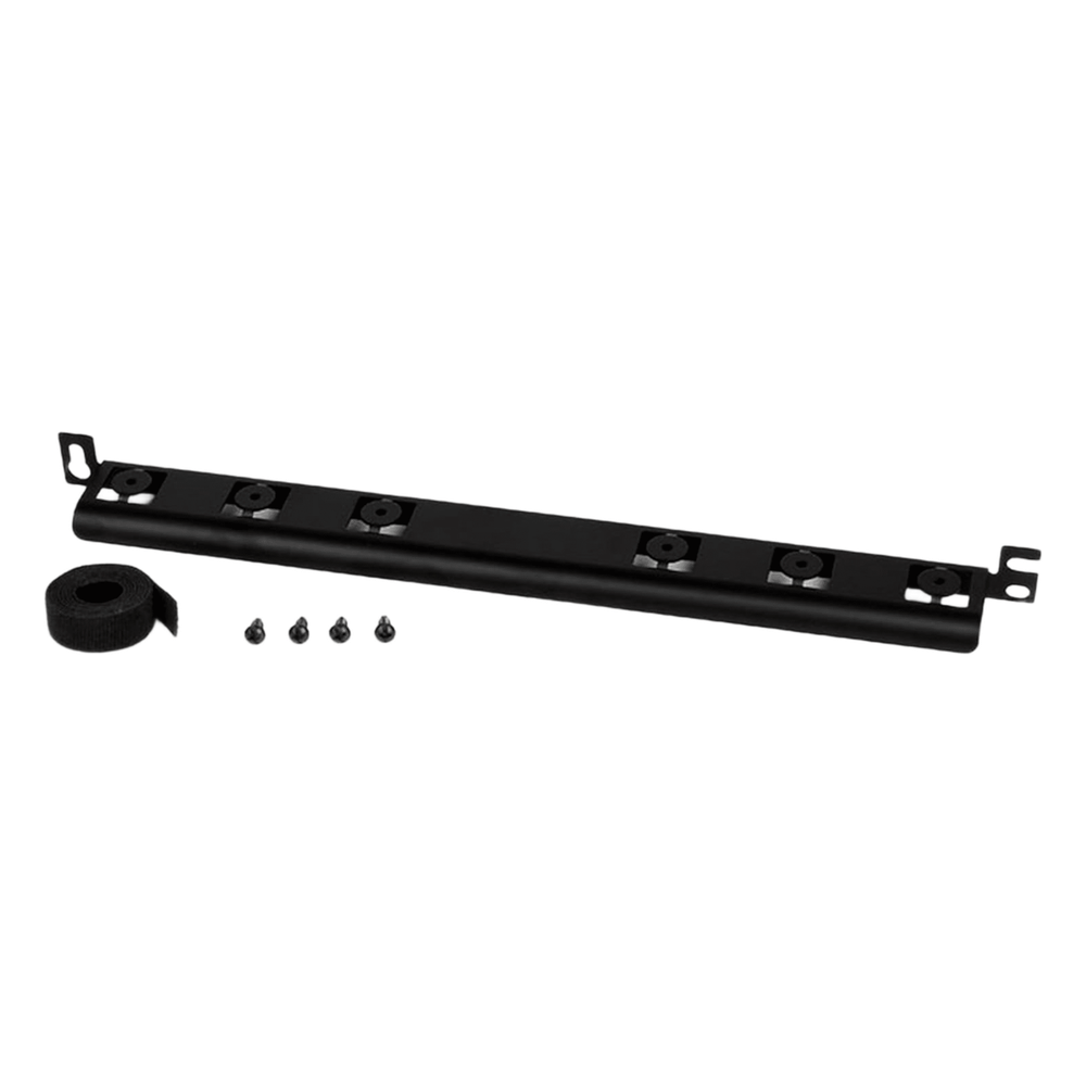 Barra para Aliviar Tensión o Peso Atrás de Patch Panel, Para Administración de 72 Cables, Color Negro - PANDUIT SRBM19BLY