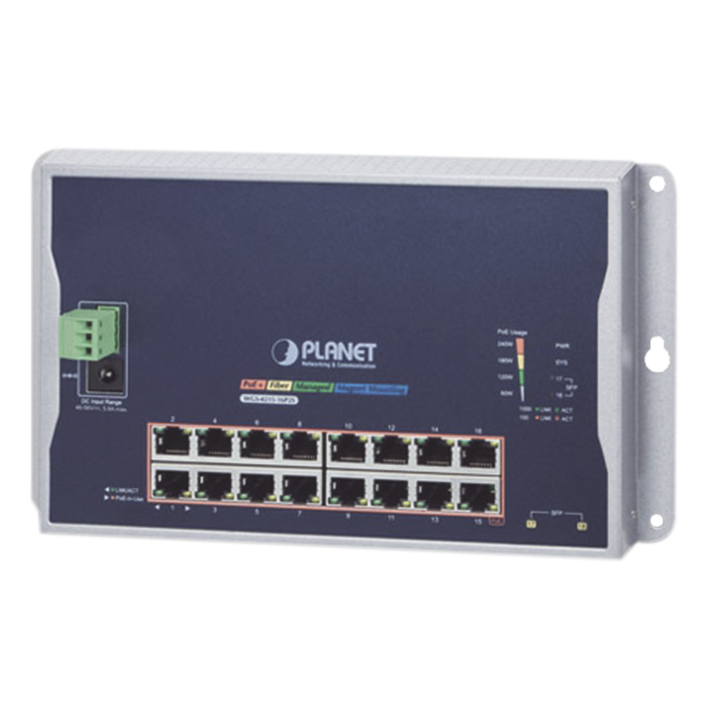 [WGS-4215-16P2S] Switch Industrial Administrable Capa 2 PLANET WGS-4215-16P2S