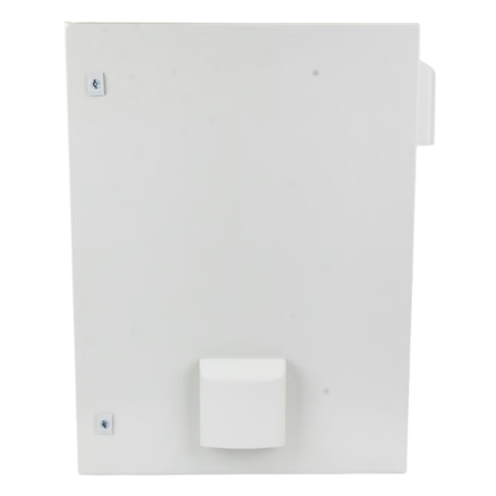 Gabinete Ventilado de Acero IP55 Uso en Exterior (600 x 800 x 300 mm) con Placa Trasera Interior Metálica y Compuerta Inferior Atornillable. Incluye Ventilador, Ventilas, filtros, Chapas y Llave T. - PRECISION PST-6080-30AV