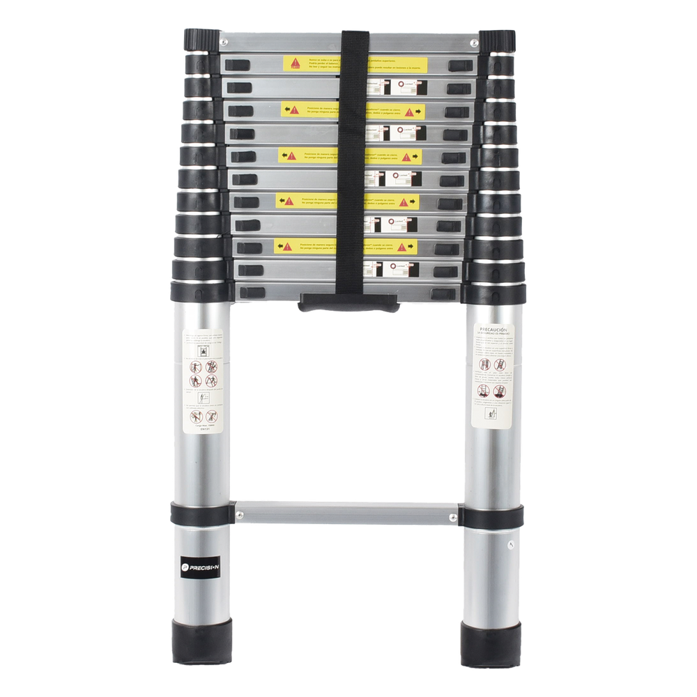[PST-H10-001] Escalera Telescópica de Aluminio de 3.8 Metros de Altura - PRECISION PST-H10-001