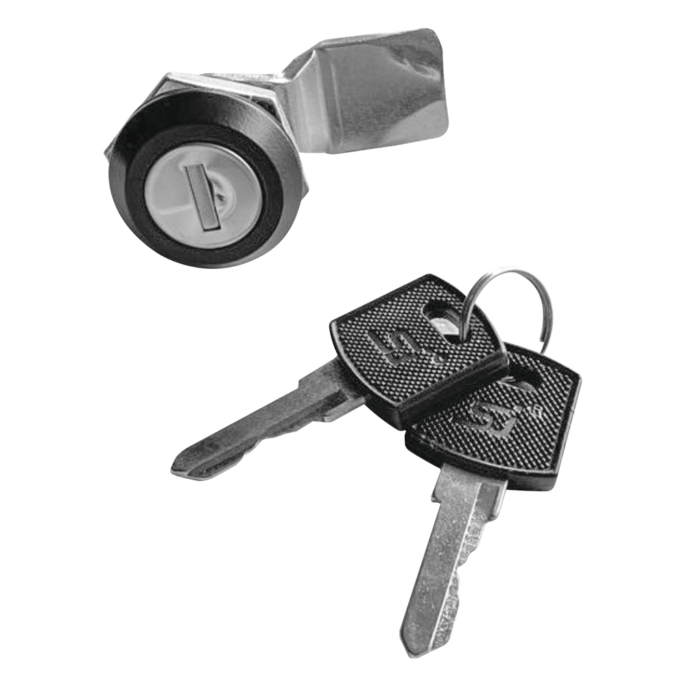 [PST7053E] Cerradura con Paleta Metálica con 2 llaves para Gabinetes PST de Poliéster. - PRECISION PST7053E