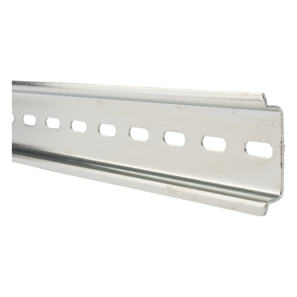 [PSTRD1M] Riel DIN Estándar de 35 mm Ranurado. 1 metro de longitud. Fabricado en Acero. - PRECISION PSTRD1M