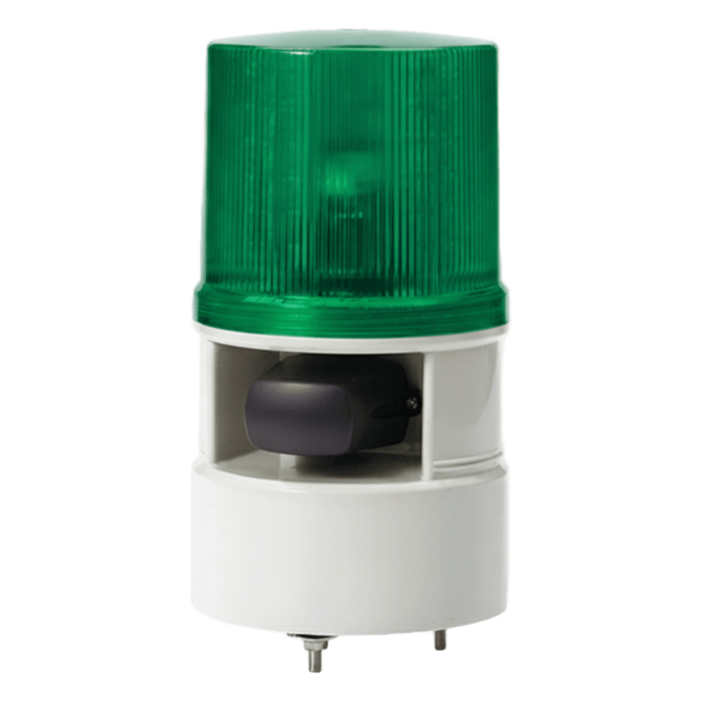 [S125DML-WS-012024-G] Sirena con Estrobo LED Industrial QLIGHT S125DML-WS-012024-G – 12-24 Vcd
