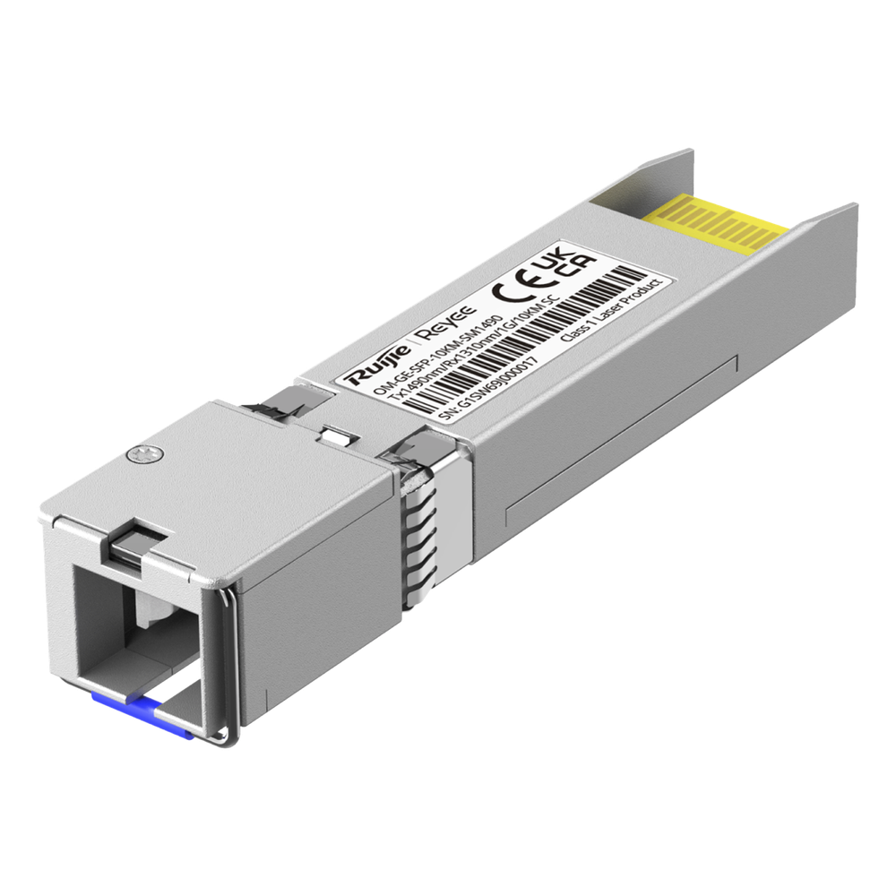 e-Lighten Transceptor PON SC/UPC 1GB Monomodo hasta 10 Km - RUIJIE OM-GE-SFP-10KM-SM1490