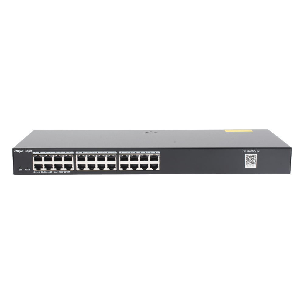 Switch Administrable 24 puertos Gigabit, gestión gratuita desde la nube. - RUIJIE RG-ES224GC-V2