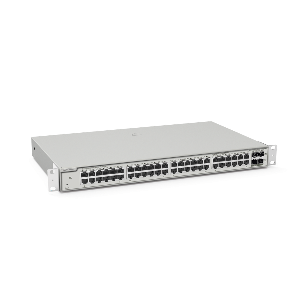 Switch Administrable Capa 3 con 48 puertos RUIJIE RG-NBS5200-48GT4XS
