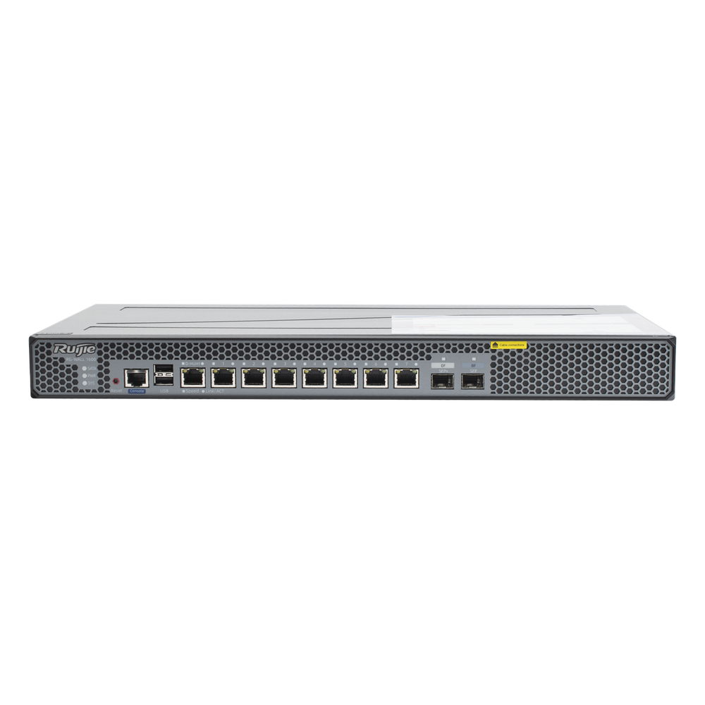 Firewall Administrado en la Nube, hasta 2,000 Usuarios / Seguridad Basada en AI / Capacidad Expansible de Hasta 3 Gbps / Defensa DDoS, Antivirus y Gestión por Políticas Inteligentes - RUIJIE RG-WALL1600-Z3200-S