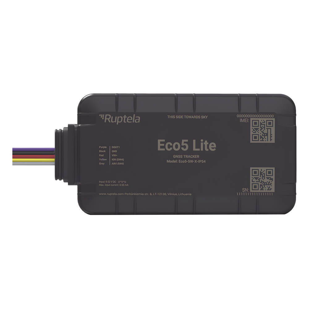 [ECO5LITE] Localizador y Rastreador Vehicular GPS RUPTELA ECO5LITE – Gnss u-blox M10