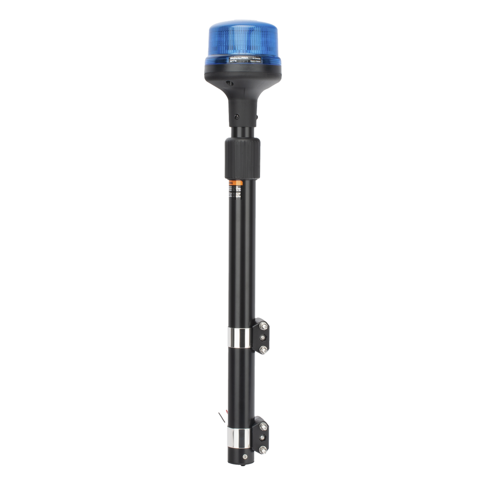 [SPT16B] Luz Telescópica para Motocicletas de 8 LED SIGNALPRO SPT16B – Lente Azul